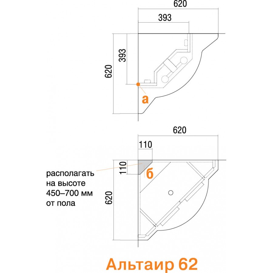 Тумба акватон альтаир 62